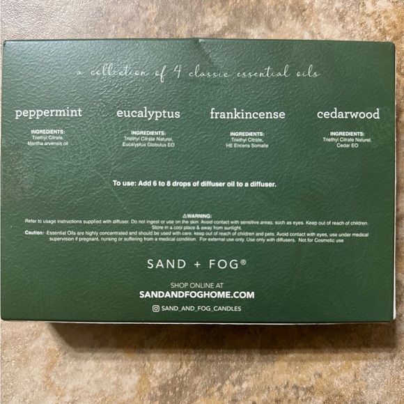 Sand Fog Fragrance Diffuser Oils Set of 4 - Classic set - Picture 2 of 2